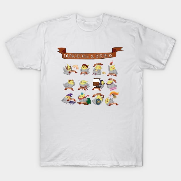 Dungeons & Birbos T-Shirt by Hayde